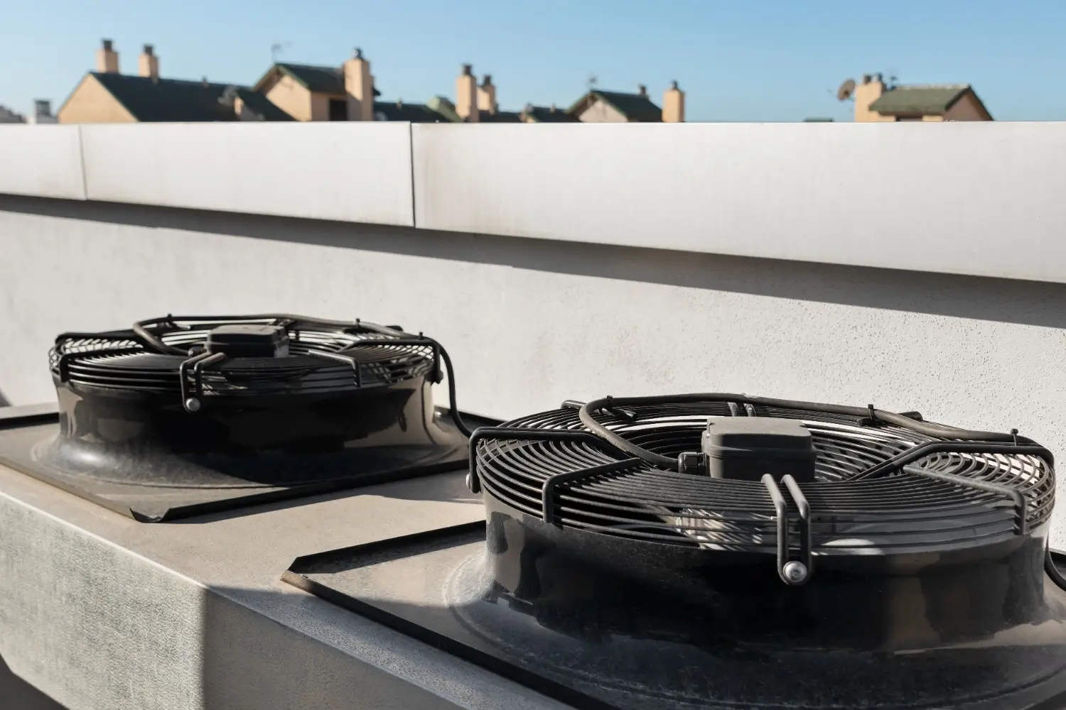 Part of HVAC system.